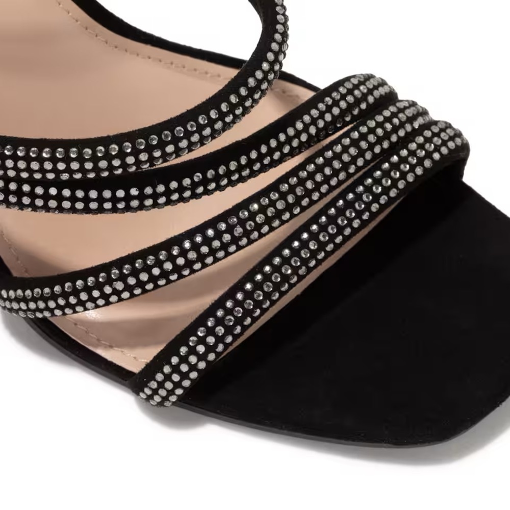 Black Rhinestone Heels - Picture 4 of 7